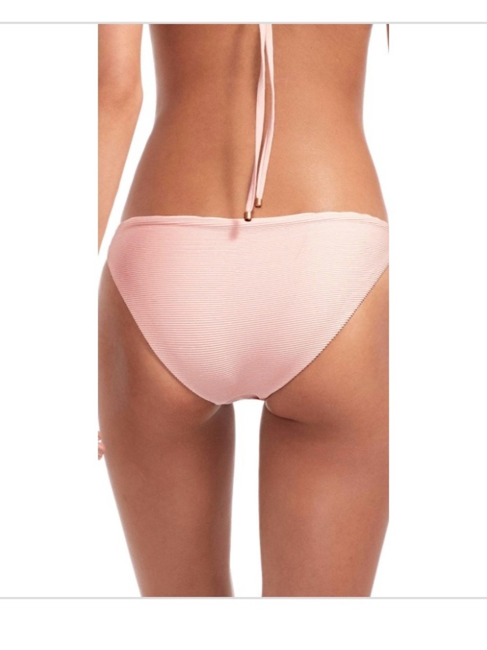 Vitamin A BioRib Luciana Bottom. Perla Rose. 14/DD. Reversible. NWT